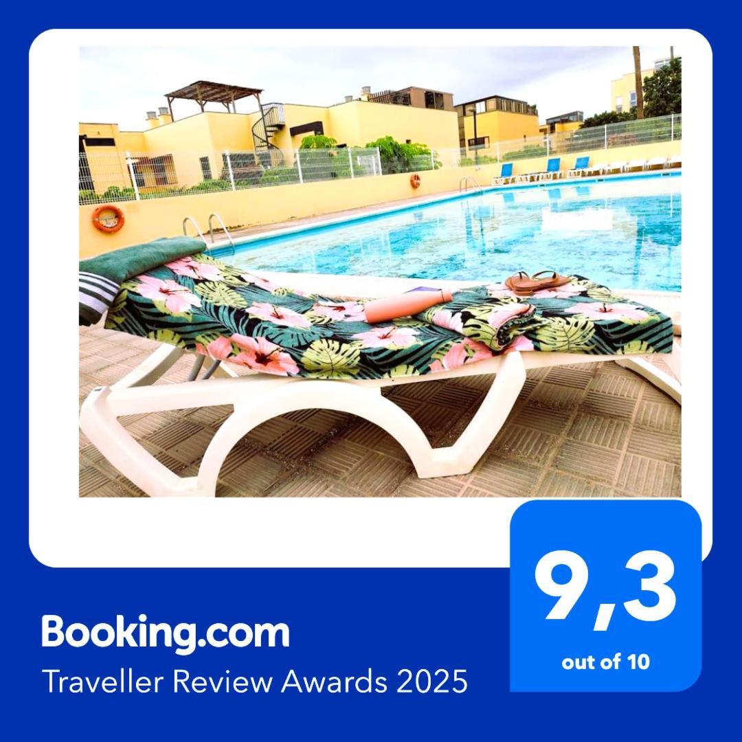 Apartamento Vivienda Con Piscina, Solarium, Vistas Teide Cho Exterior foto
